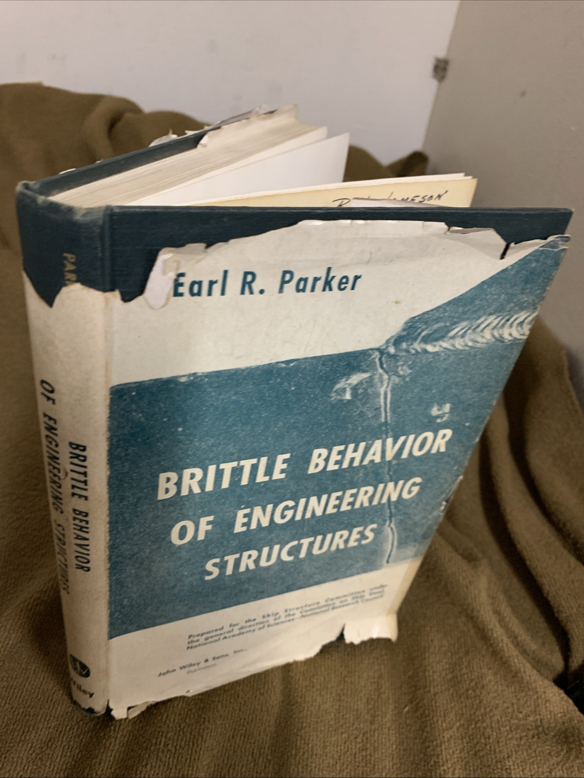 Brittle Behavior Of Engineering Structures Ship Steel Metallurgy 1957