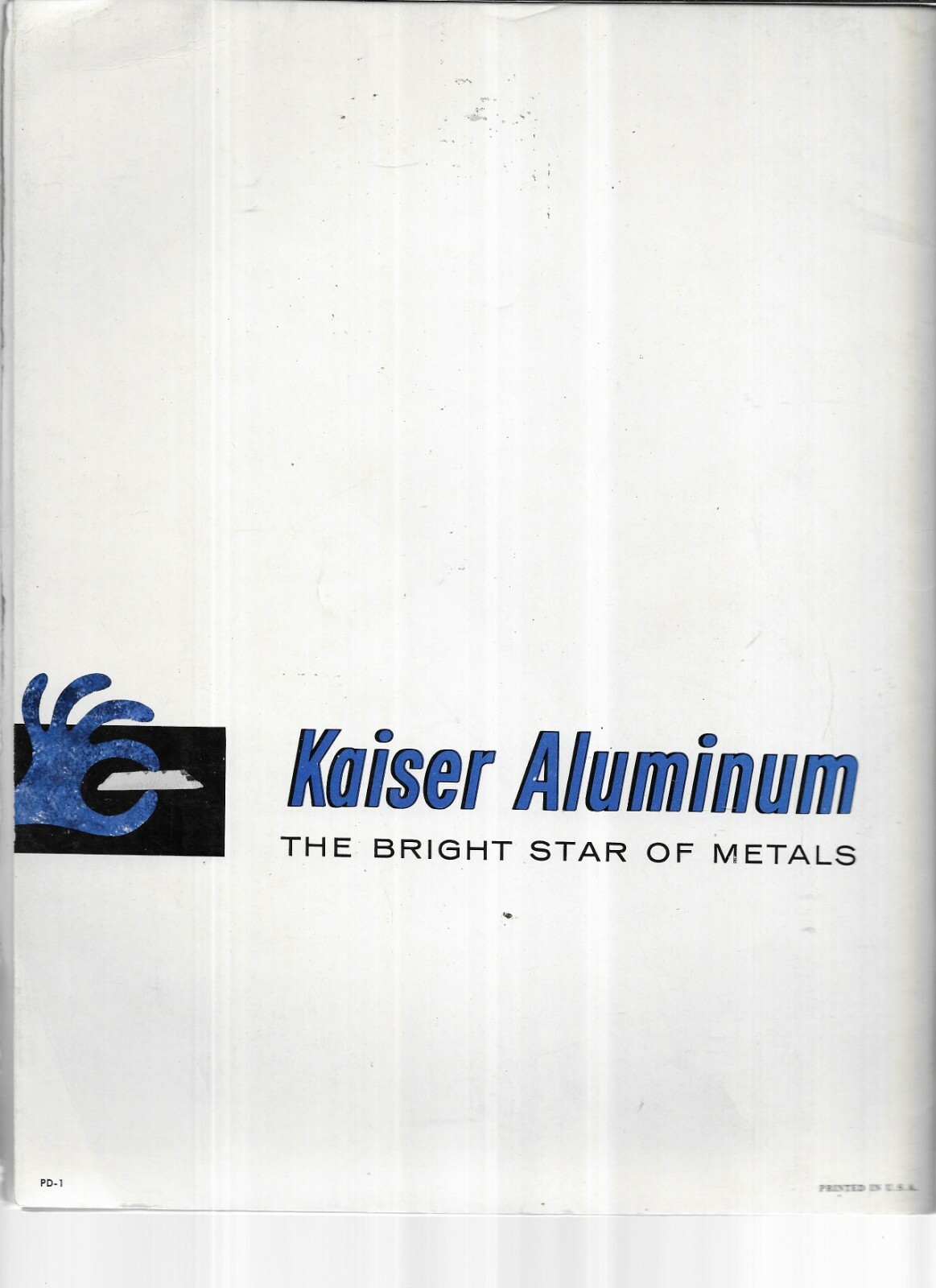 KAISER ALUMINUM, DESIGNING WITH ALUMINUM, 1957 BROCHURE