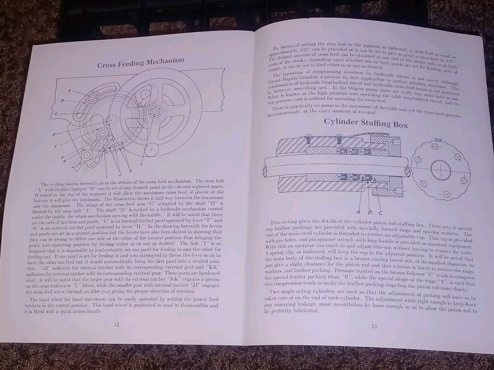 GALLMEYER & LIVINGSTON GRAND RAPIDS Michigan Tool SURFACE GRINDERS Catalog Book