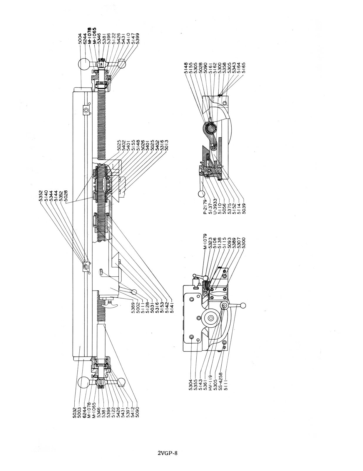 Tree Model 2VG Milling Machine Operation, Instruction, & Parts List Manual #1358