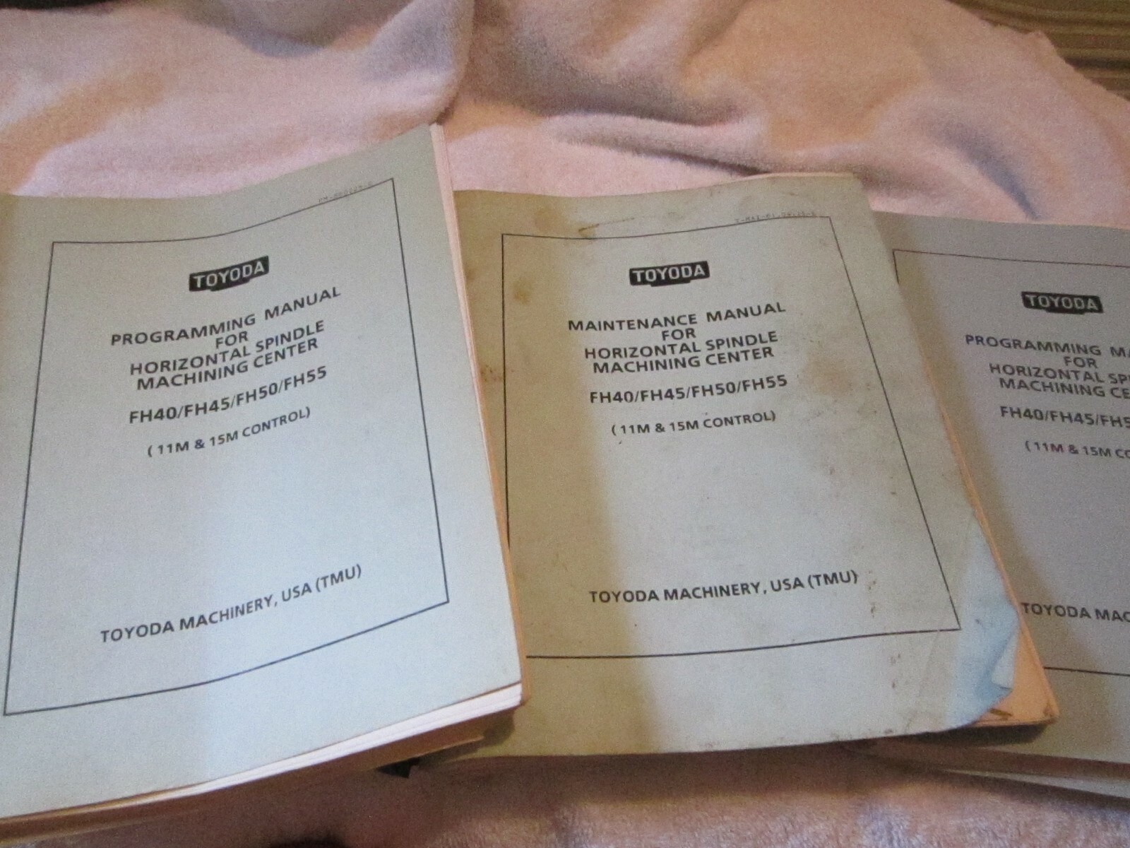TOYODA 11M 15M Horizontal Machining Center FH45 Operation Programming Manual SET