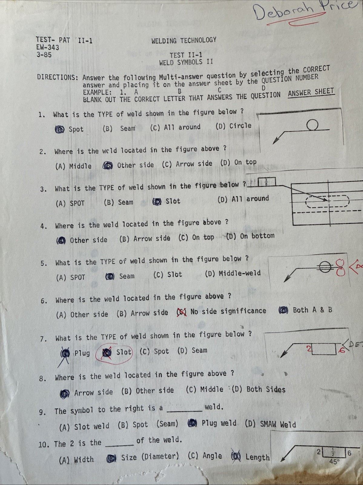 Vintage Welding & Mechanical Drawing Coursework 1979–80 | Trade School Archive