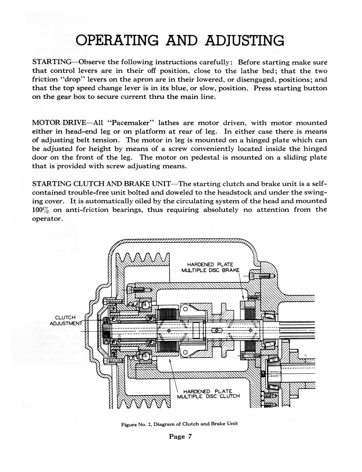 American Tool Works Lathes 14″ to 25″ Basic Instruction Manual #1794