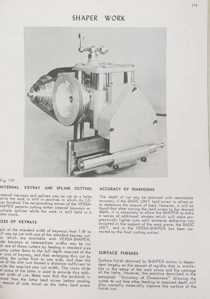 Dumore Versa Mill Operations, Machining, Set-ups Manual LONG VERSION (127 pages)
