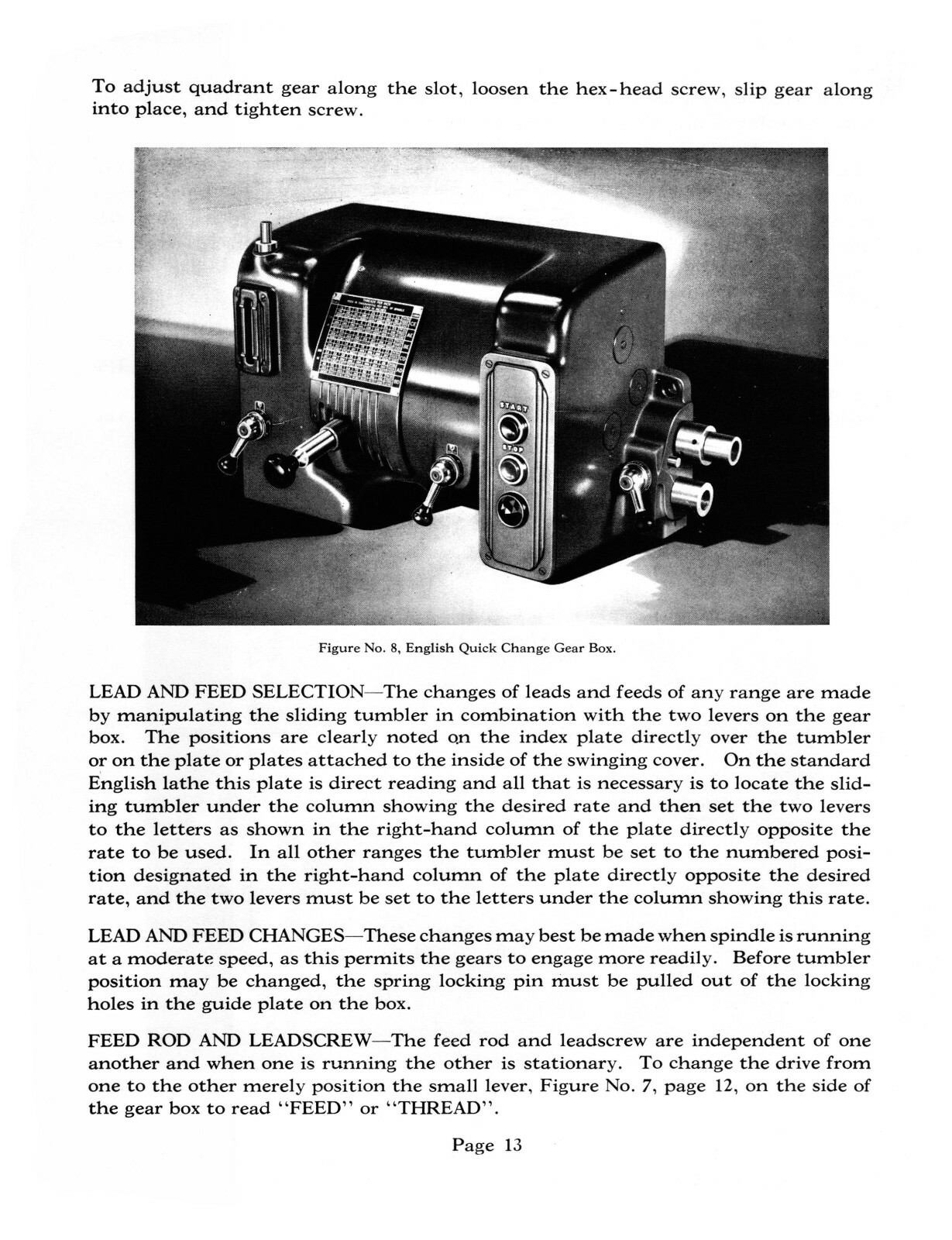 American Tool Works Lathes 14″ to 25″ Basic Instruction Manual #1794