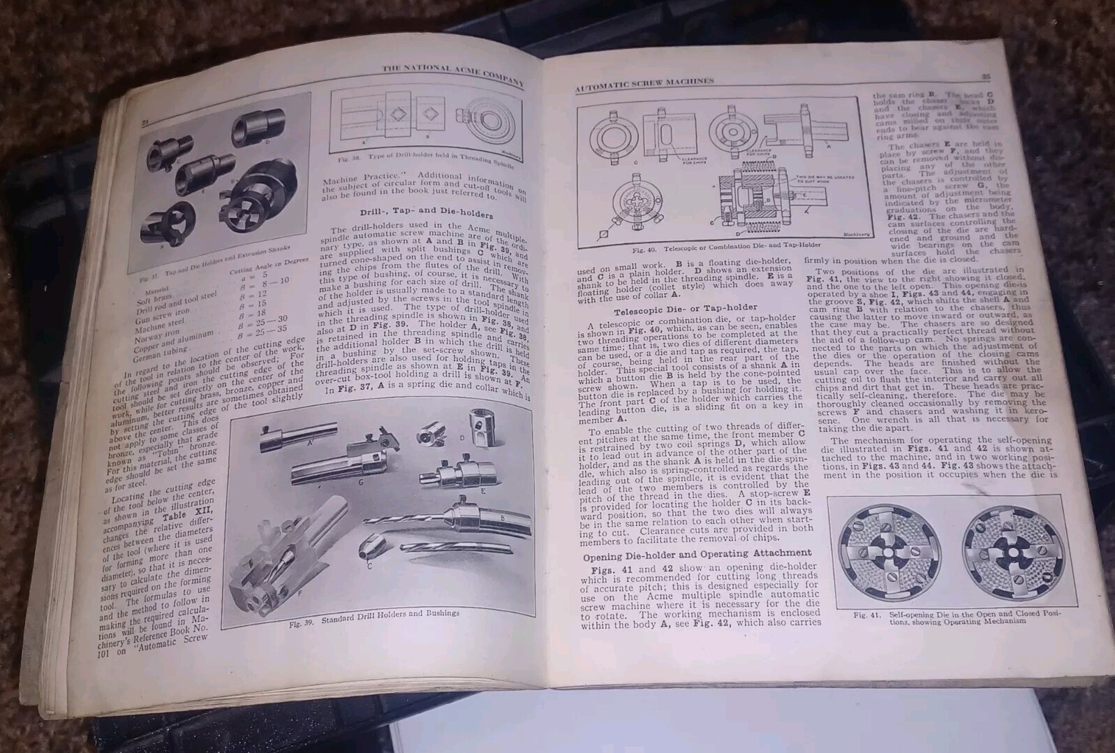 1912-1913 NAMCO National Acme Co AUTOMATIC MULTIPLE SPINDLE SCREW MACHINES BOOK