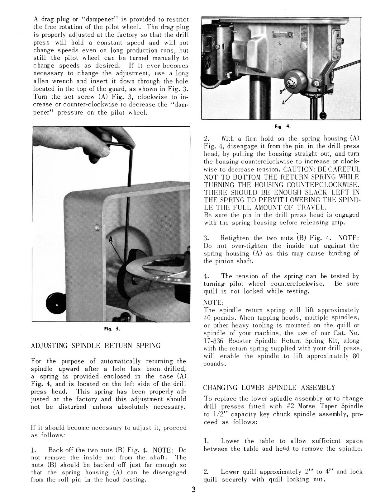 Rockwell-Delta 17″ Vari Speed Drill Press s/n141-1800 up Op & Parts Manual #1922