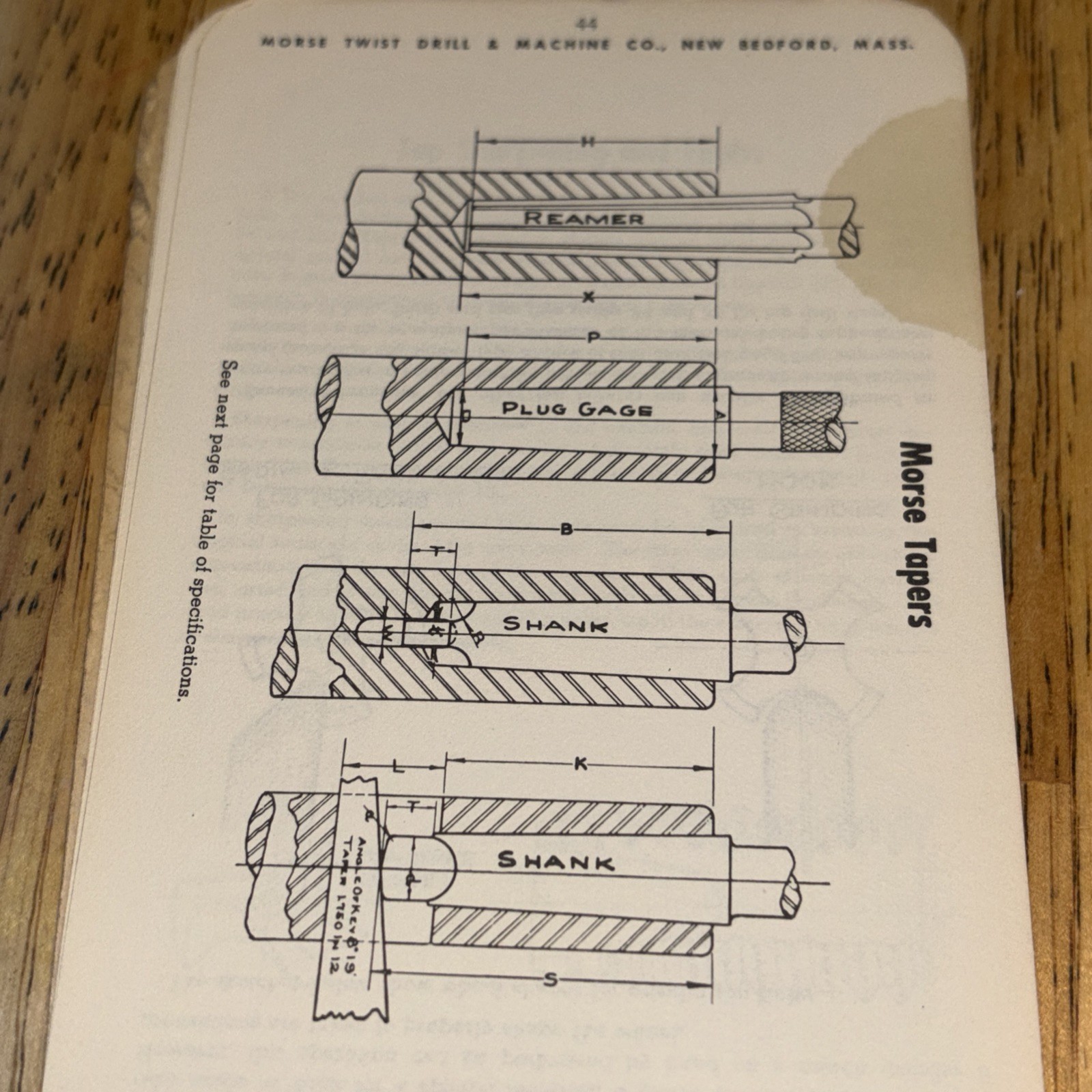 Vintage Morse Machinist’s Practical Guide Twist Drill & Machine Co 1961 Booklet