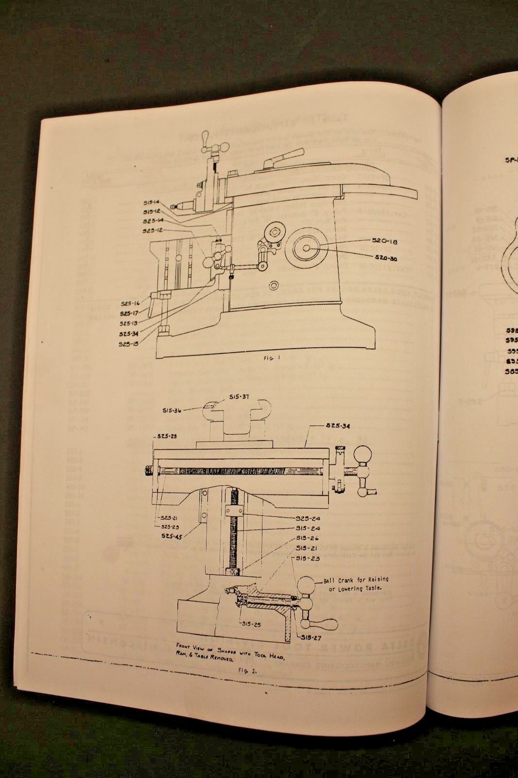 No. 27-100 Delta Milwaukee AMMCO 7″ Metal Shaper Instruction & Parts Manual