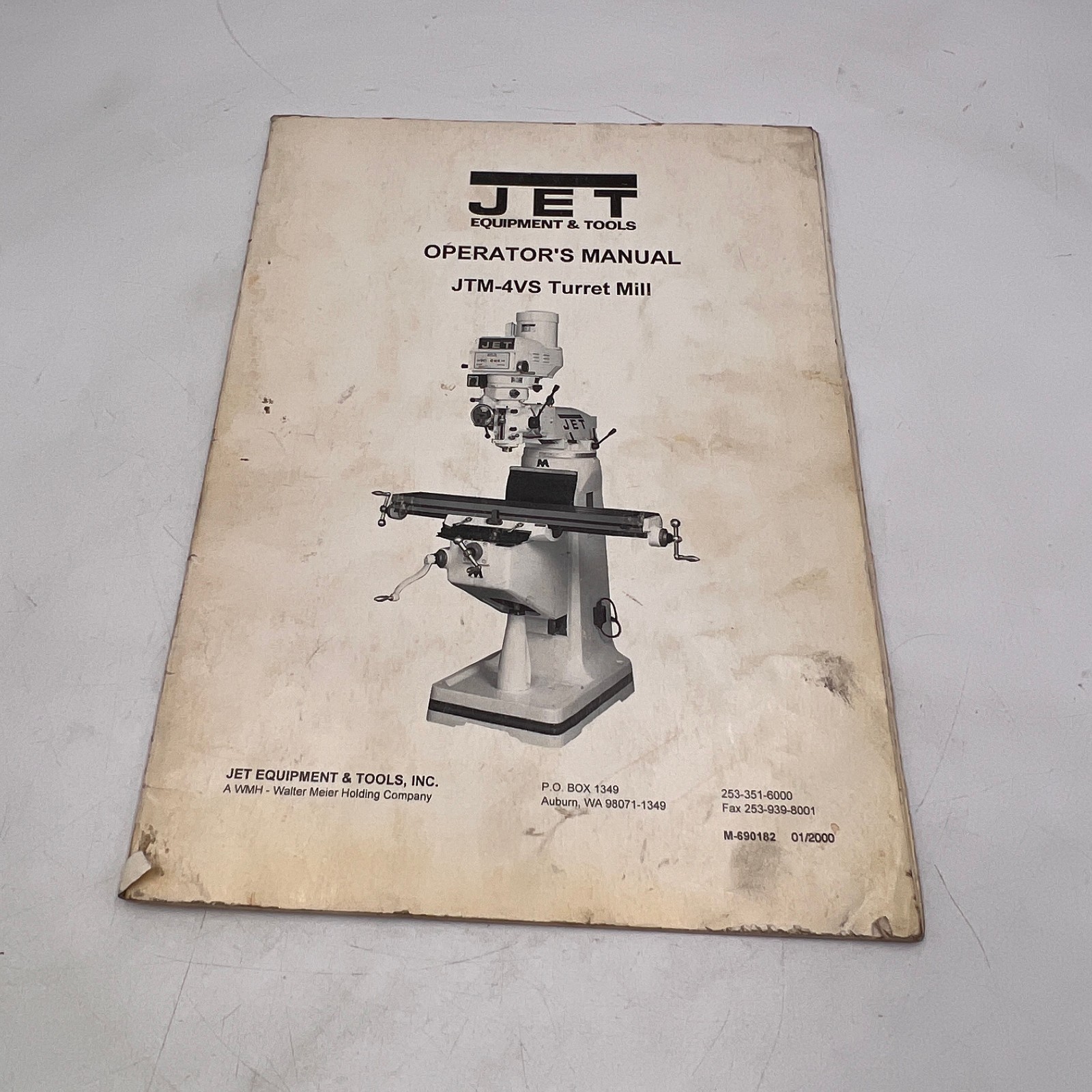 Jet JTM-4VS Vertical Turret Mill Operator Manual