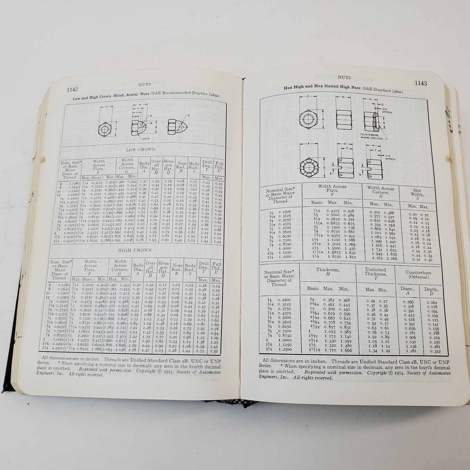 MACHINERY’S HANDBOOK 21st Edition, 1980, Industrial Press Inc, 2482 Pages
