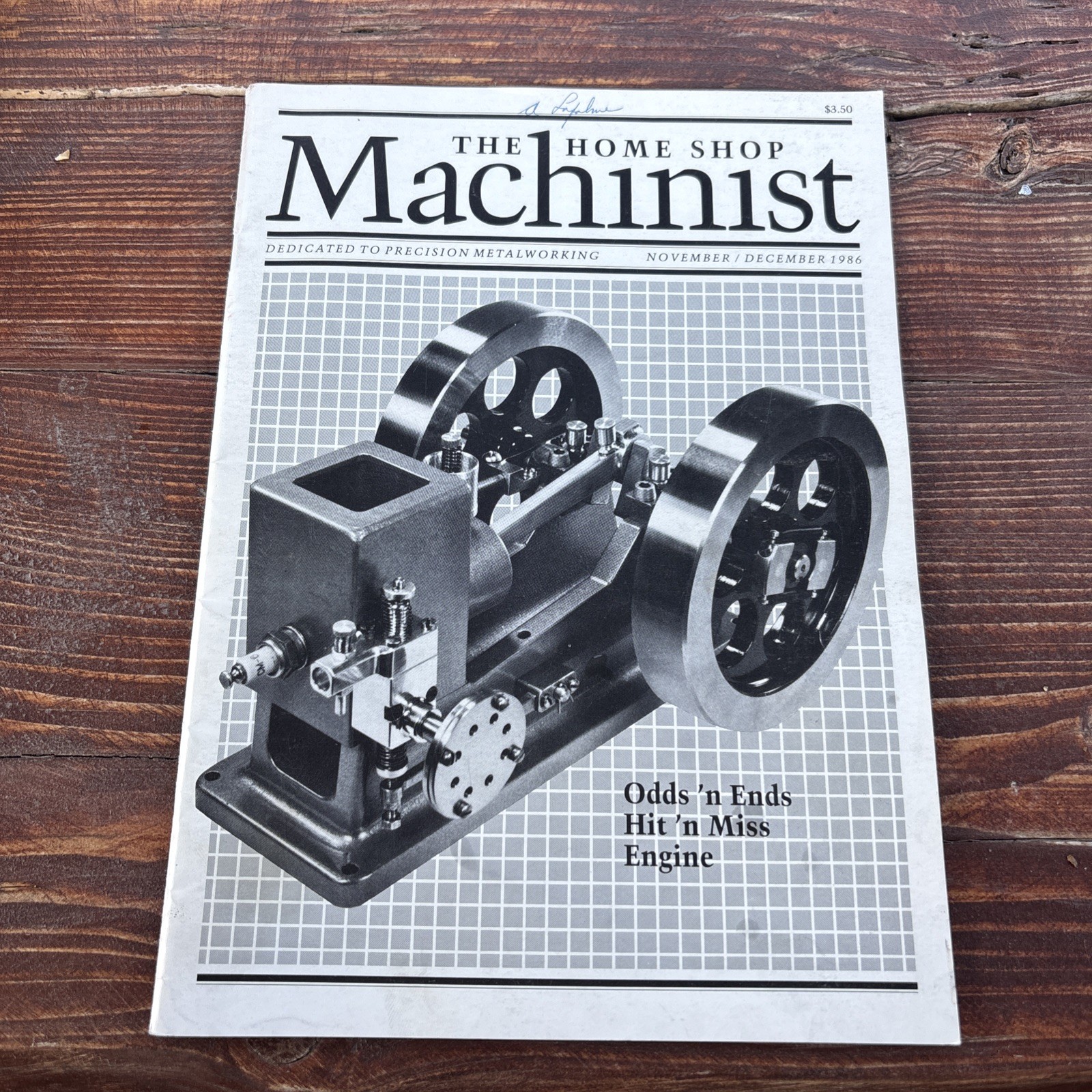 THE HOME SHOP Machinist Nov/dec 1986