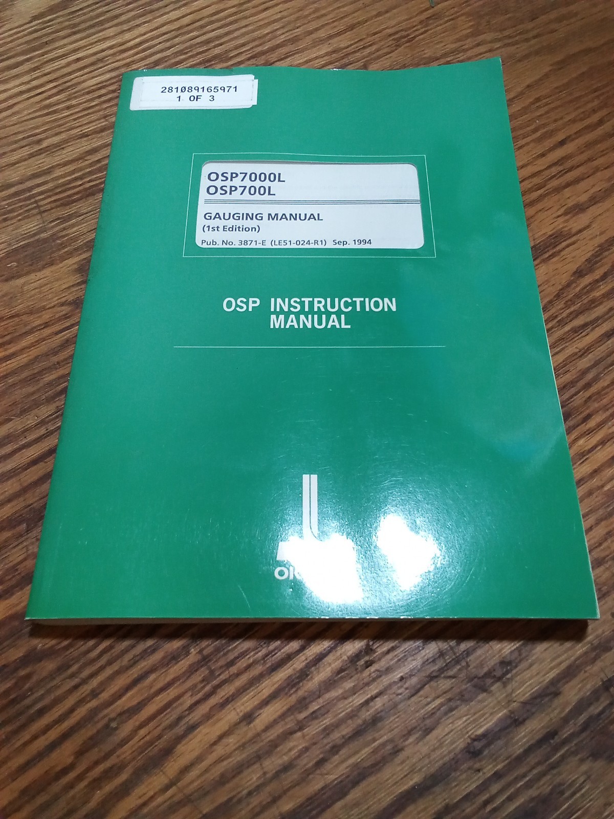 Okuma OSP7000L OSP700L Gauging Manual 1st Edition