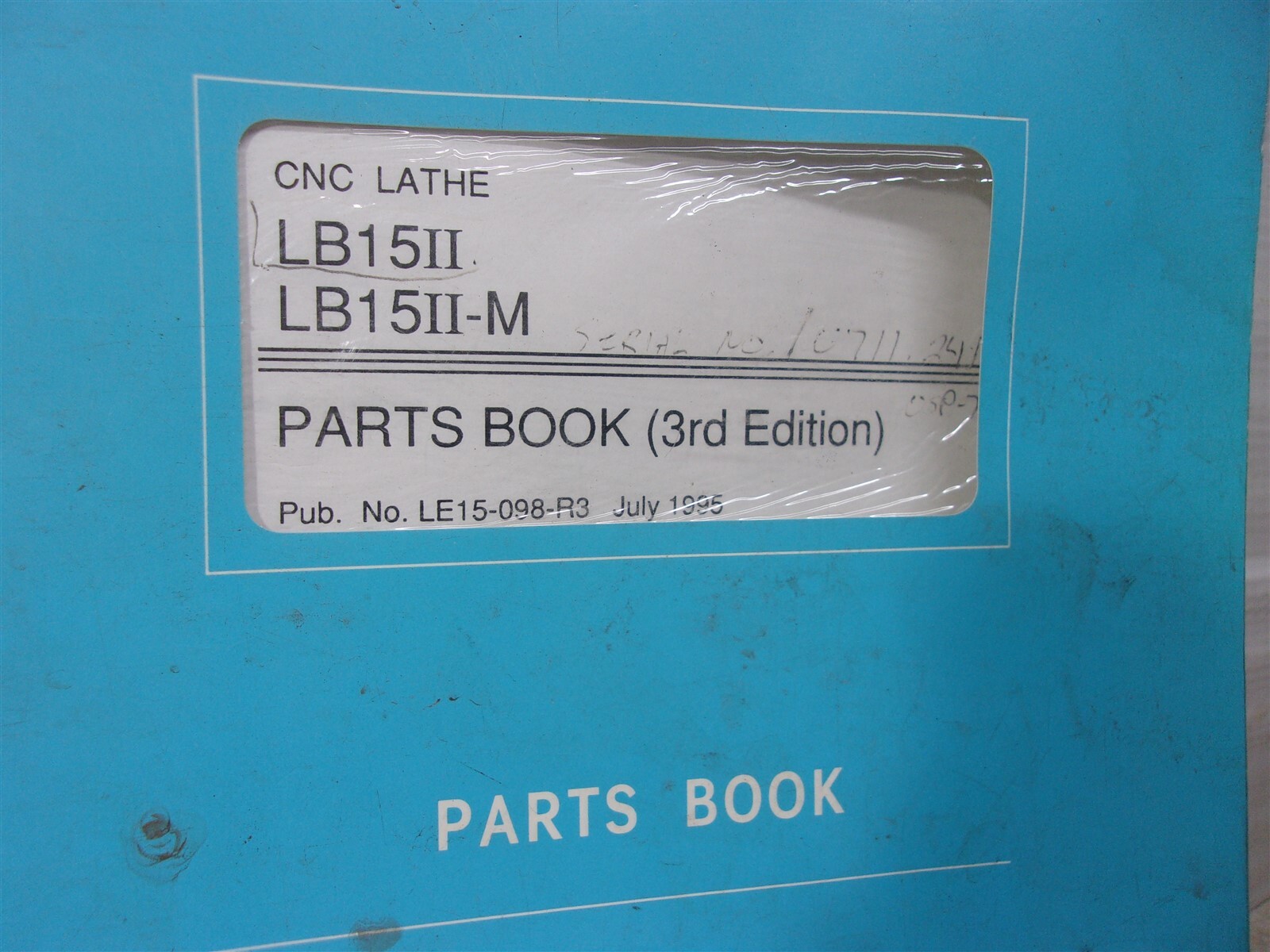 Okuma CNC Lathe LB15II LB15II-M Parts Book 3rd Edition #50 *FREE SHIPPING*