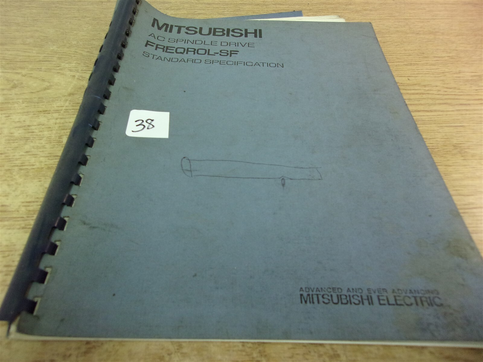 Mitsubishi AC Spindle Drive Standard Specification Manual FREQROL-SF “38”