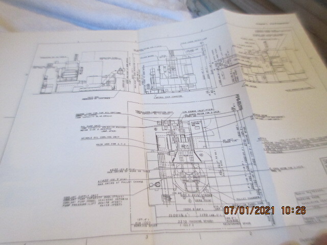 Toyoda Machinery FH45 & FH55 Machining Center Installation Manual Book