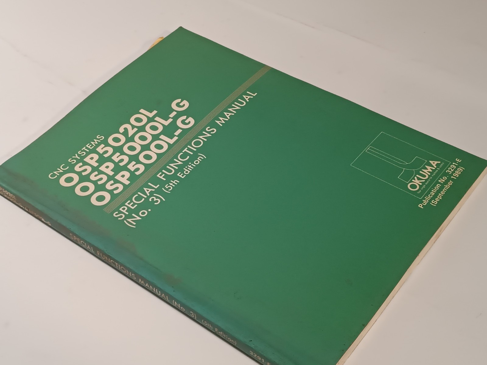 Okuma OSP5020L OSP5000L-G OSP500L-G Special Functions Manual No. 3, 5th Edition