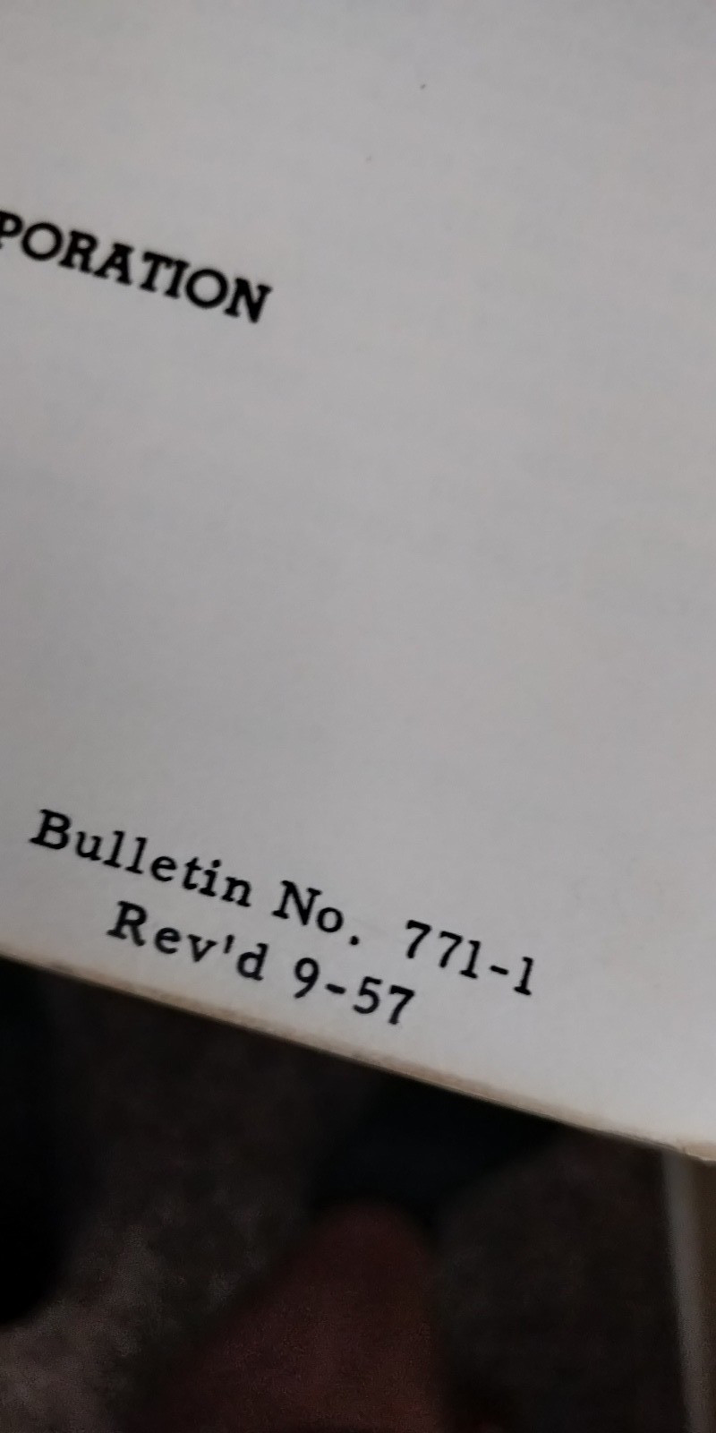 1957 Babcock & Wilcox OPERATING INSTRUCTIONS parts lists PATTON STATE HOSPITAL