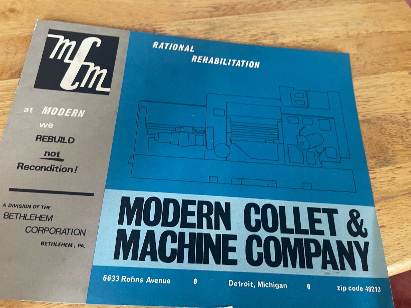 Modern Collet and Machine Company Brochure