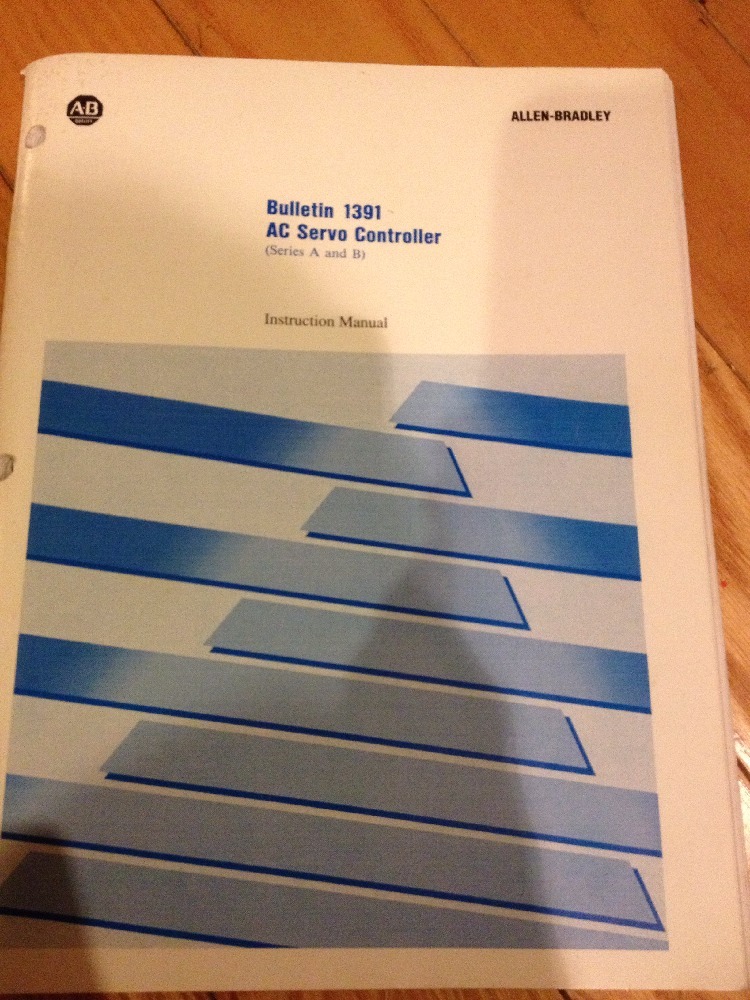 Allen-Bradley Bulletin 1391 AC Servo Controller Instruction Manual 1992 Ser A&B