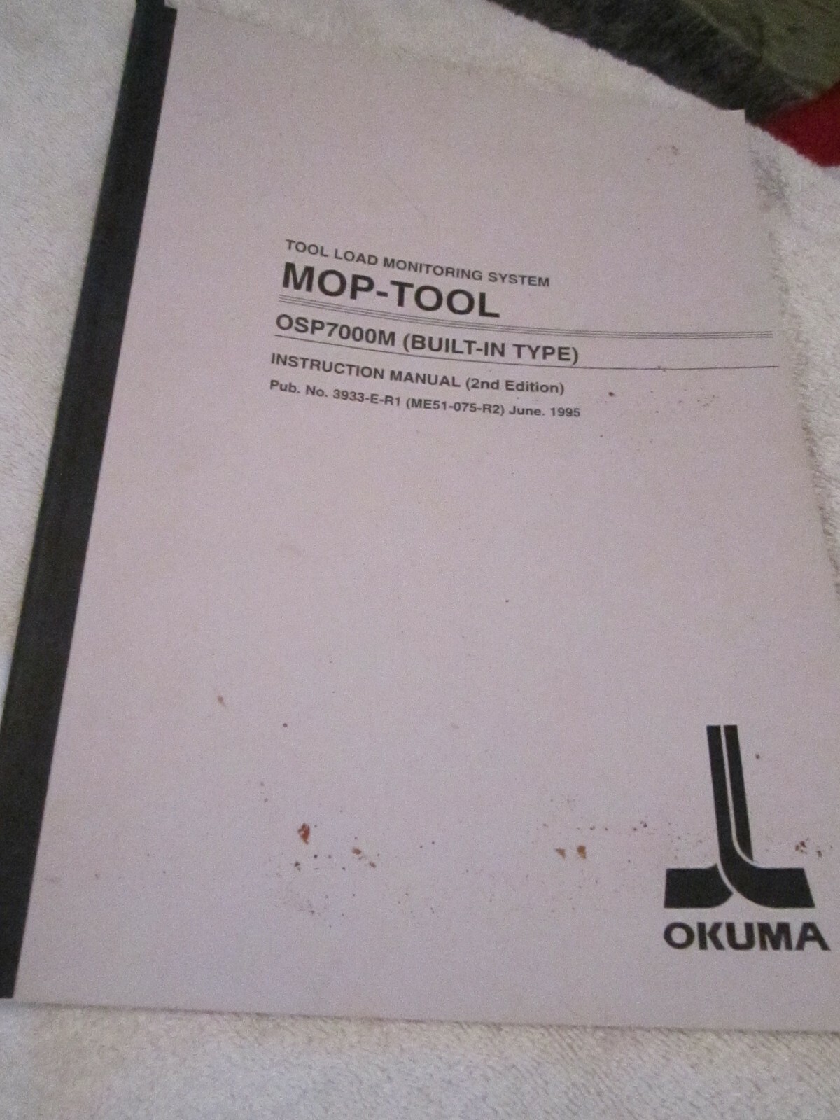 FACTORY Okuma OSP7000M MOP-TOOL load Monitoring CNC Lathe Instruction Manual