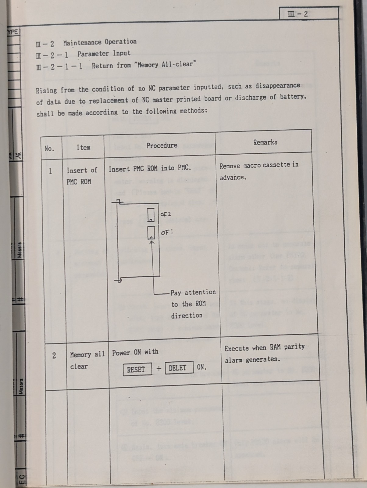 Mitsubishi PA32CNC Grinding Machine Harley Davidson Operation Manual PA32-50P