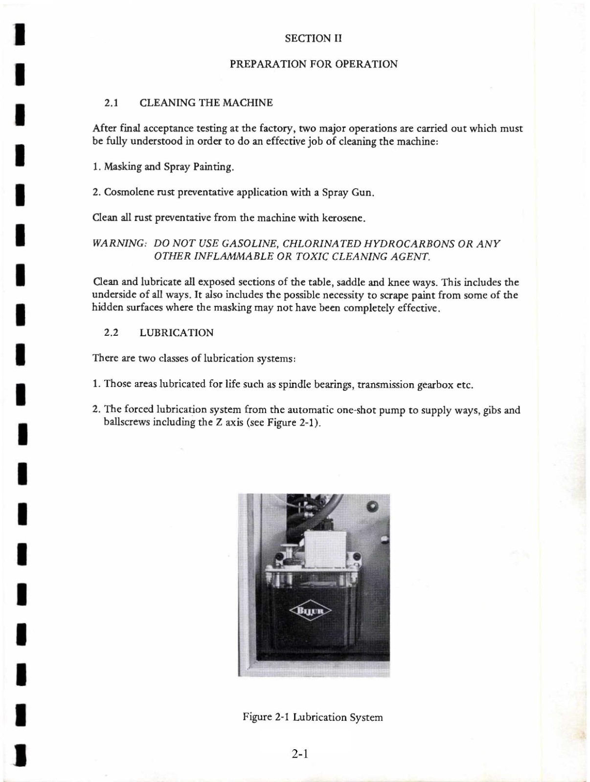2 MILLING MACHINE OPERATOR INST. MANUAL FITS BRIDGEPORT SERIES II INTERACT 2 SII