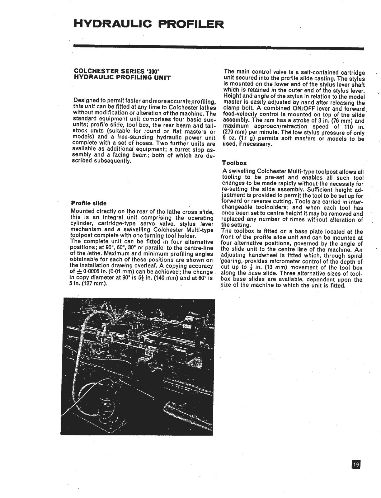 Operator & Parts Manual Fits Clausing Colchester 13-in 6500 Series Lathe