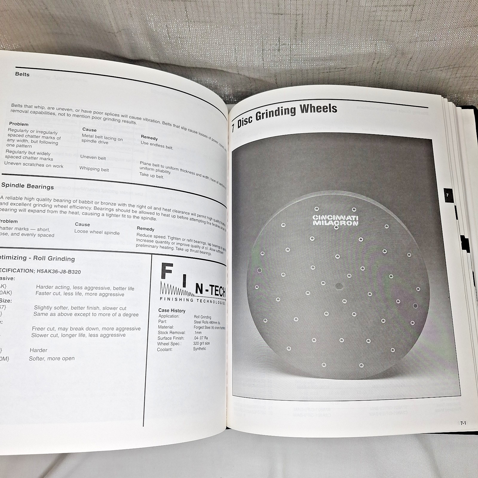 Cincinnati Milacron CIMFORM Grinding Wheel Application Guide 1995 Hardbound Rare