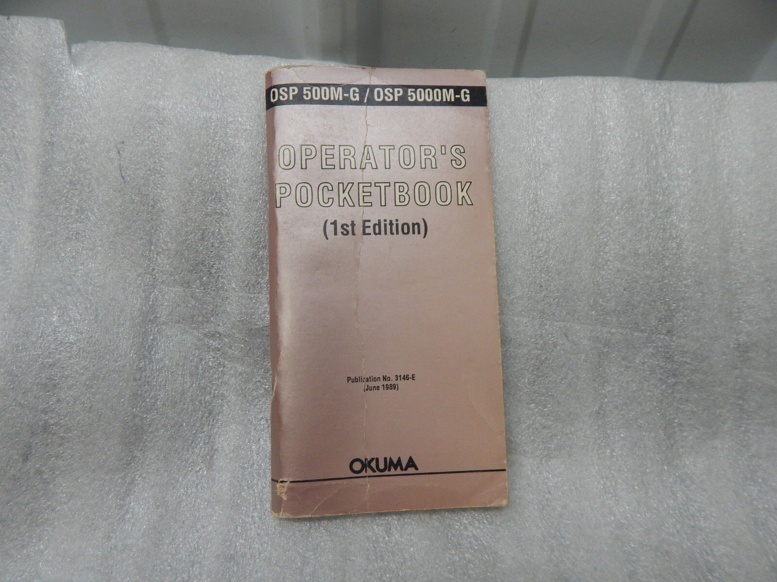 Okuma Operator’s Pocketbook OSP500M-G / OSP 5000M-G Machining Center pocket Manu