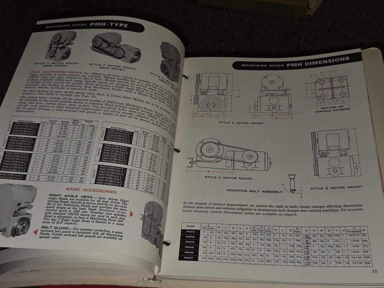 MASTER MACHINE TOOLS CO SLIDES & HEADS Promo Sales Binder Catalog Book MACHINIST