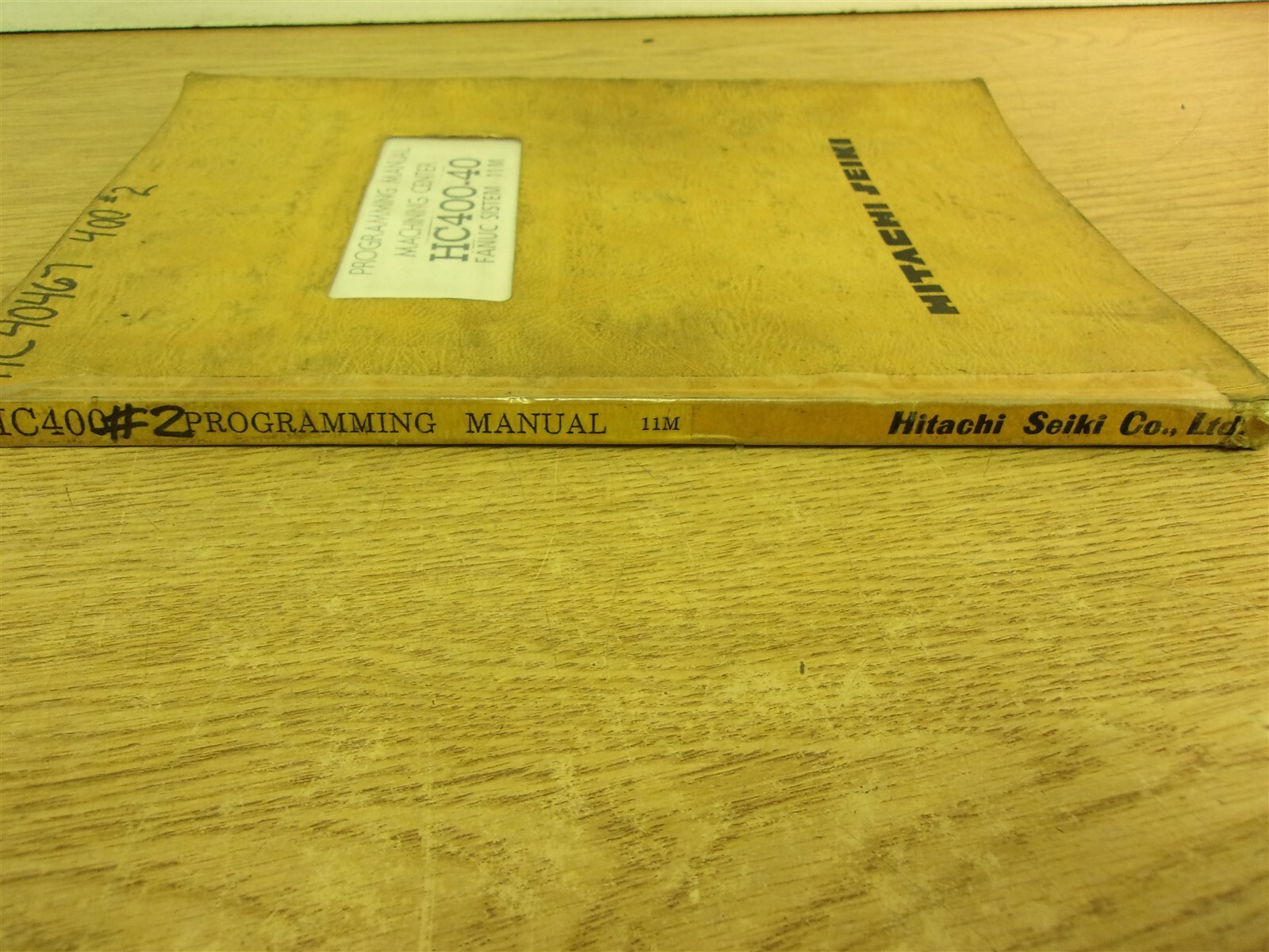 Hitachi Seiki HC400-40 Programming Manual machine Center Fanuc 11M