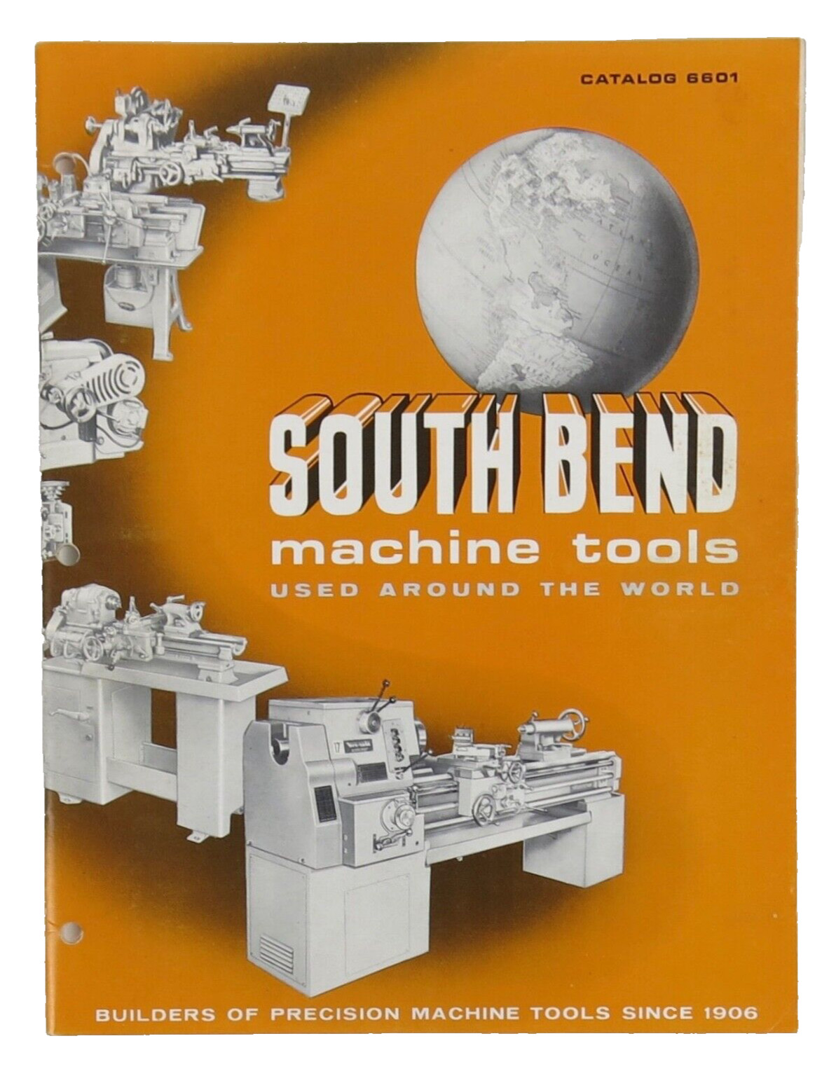 Vintage South Bend Lathe 6601 Machine Tools Catalog 1960’S Original