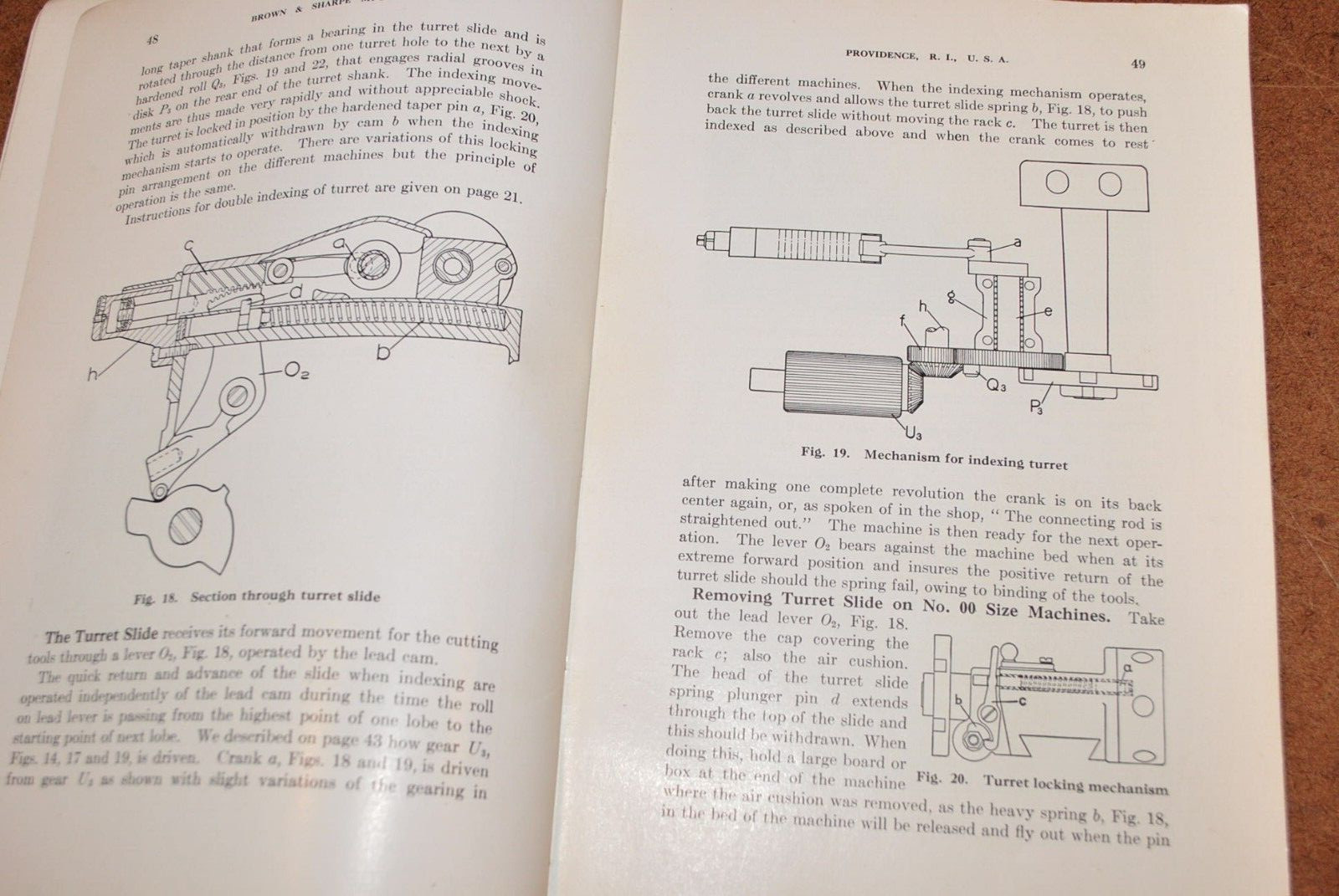 Construction and Use of Automatic Screw Machines Brown and Sharpe Mfg. Co. 1939