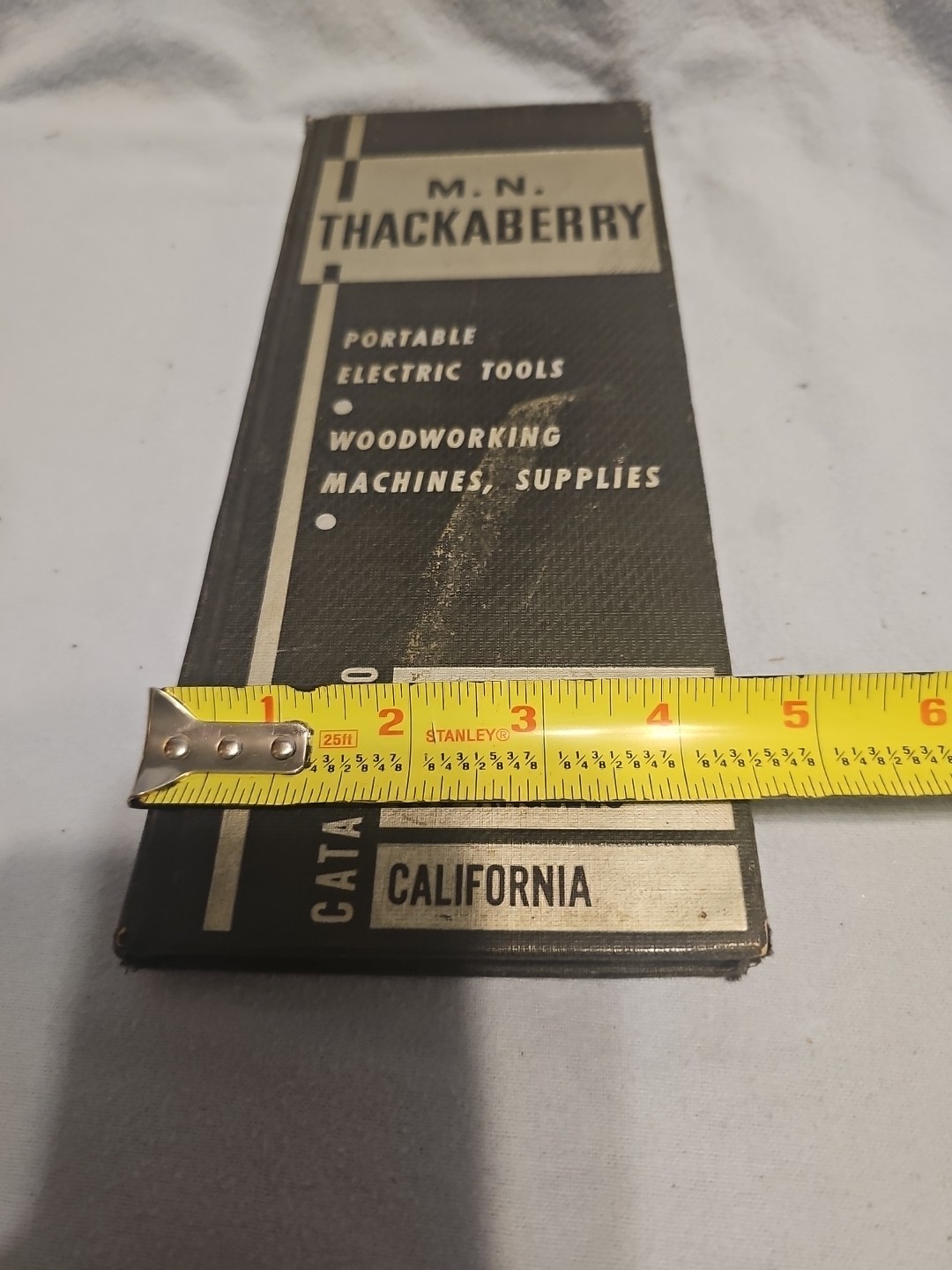RARE TOOL CATALOG #40 1940 M.N THACKABERRY Inc. California