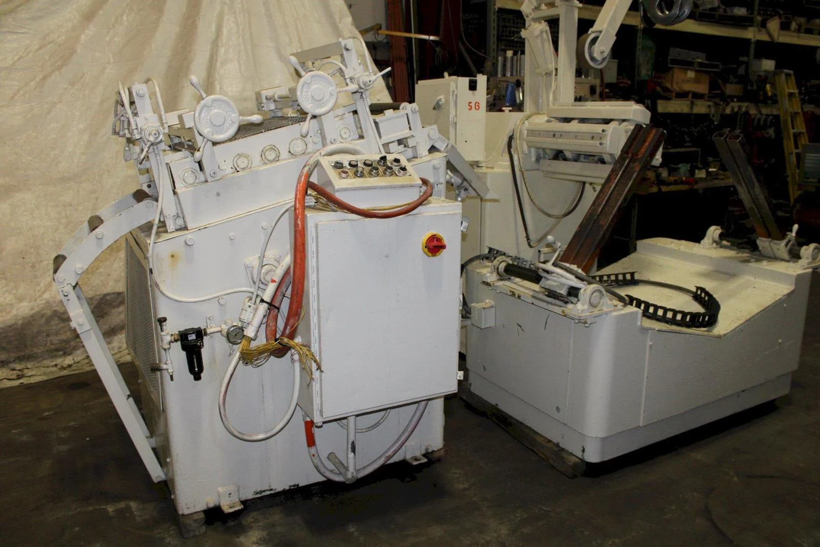 10,000 LB X 20″ X .175″ ROWE UNCOILER AND STRAIGHTENER WITH COIL CAR