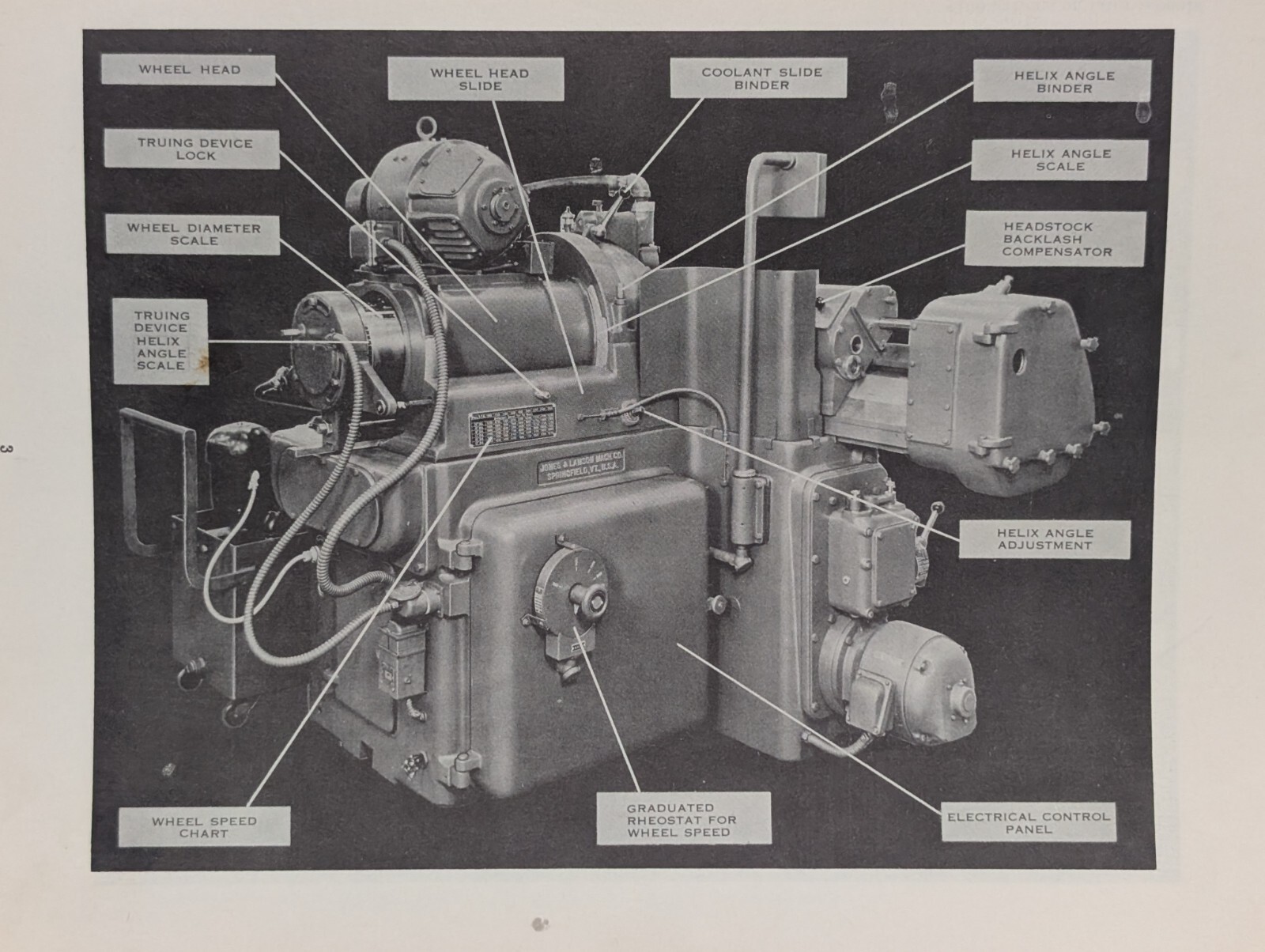 Lot of 2: Jones & Lamson TG-6×36, TG-12×45 Auto Thread Grinding Machine Manuals