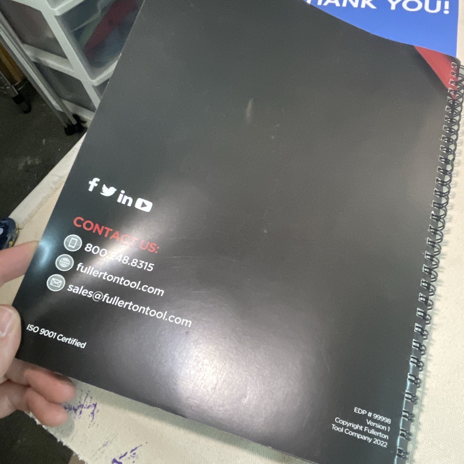 2022 Fullerton Tool Company Mill Tap And Cutting Tools Guide Book – Spiral Bound