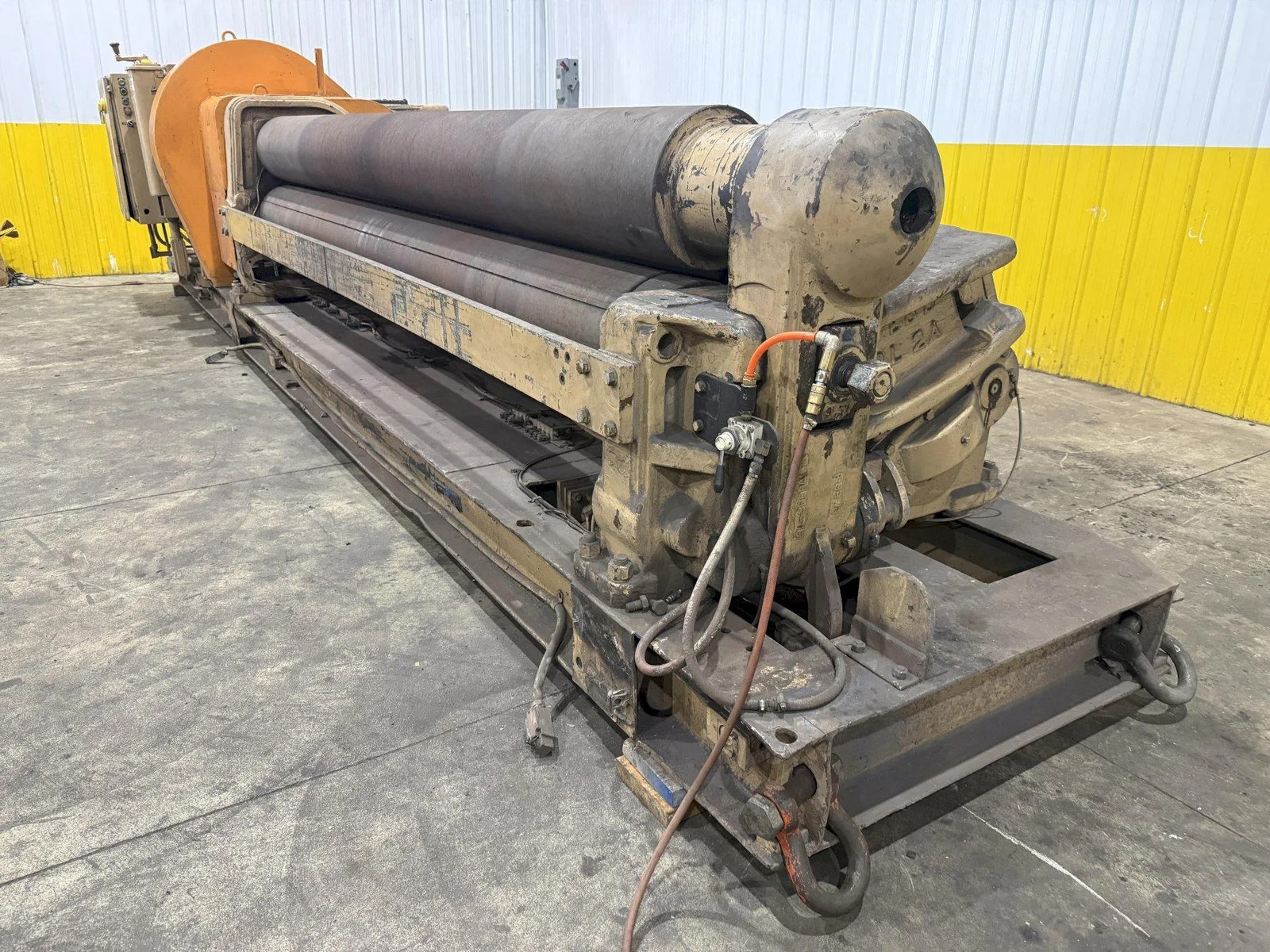 12′ X 1/2″ WEBB MODEL #9L-2A 3 ROLL INITIAL PINCH PLATE ROLL: YOBRO #25845