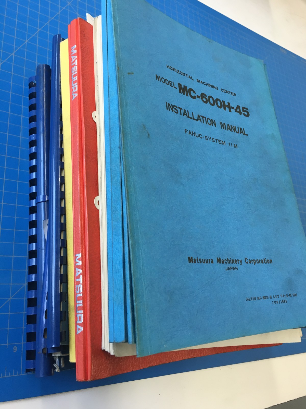 Matsuura Manuals Complete SETS! MC-600H-45, FANUC 11M, Incl. German versions