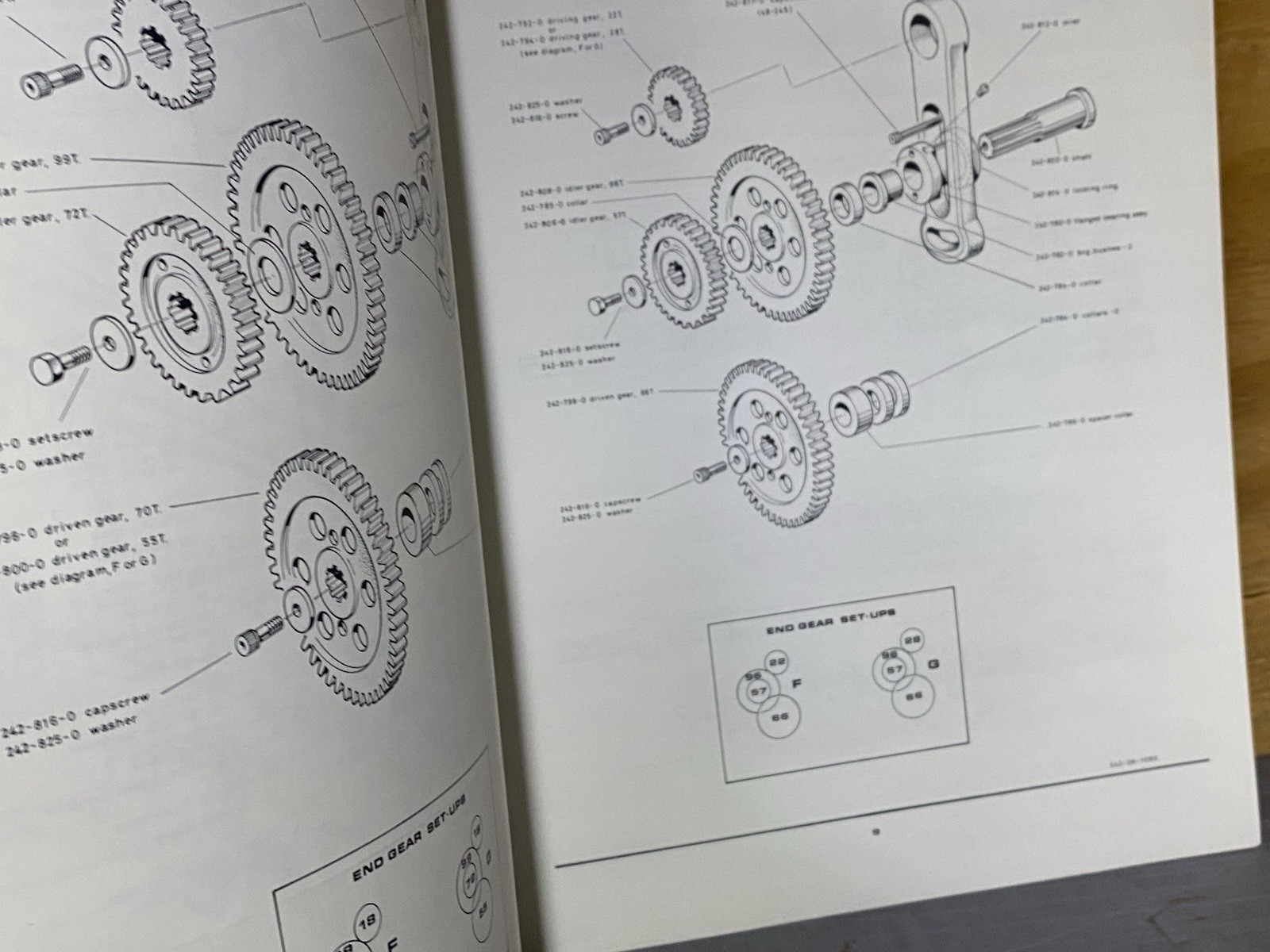 Clausing Colchester 25” Geared Head Lathes Instruction Parts Manual