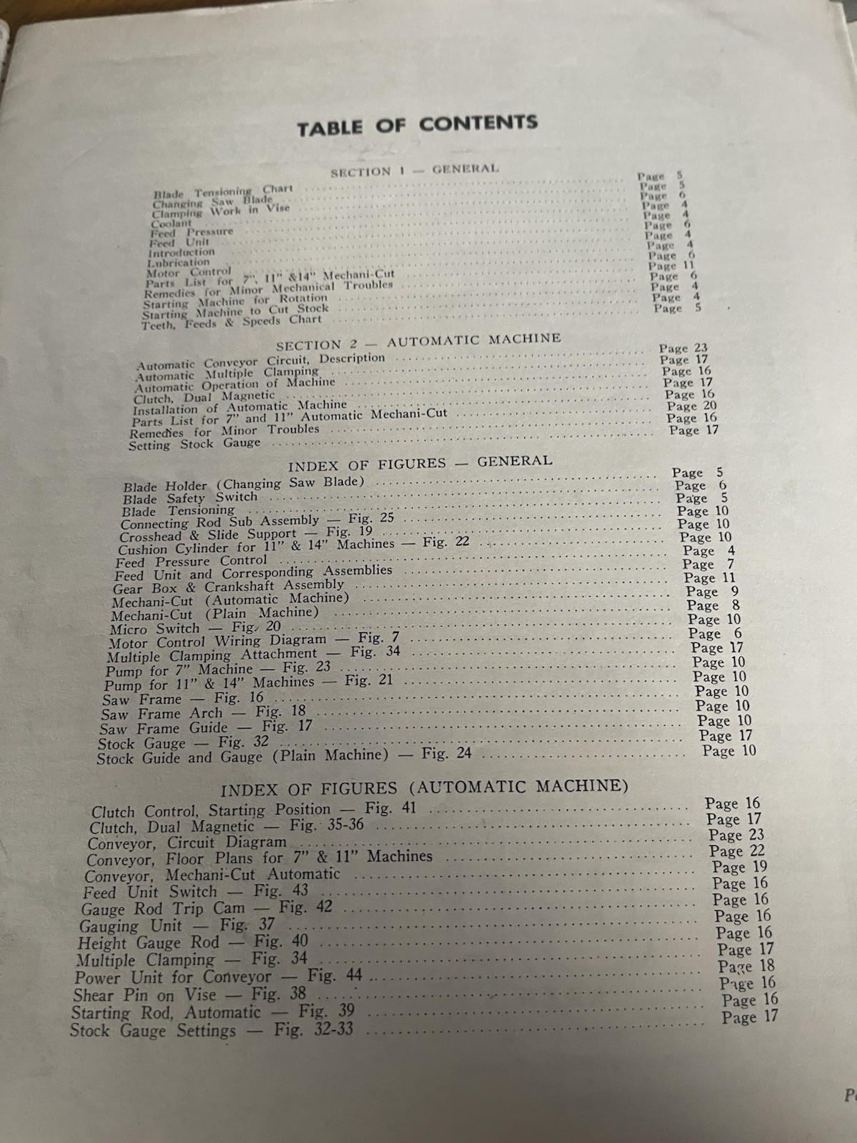 Peerless Mechani-cut Plain/Automatic Operating Instructions Parts List BultnMC55