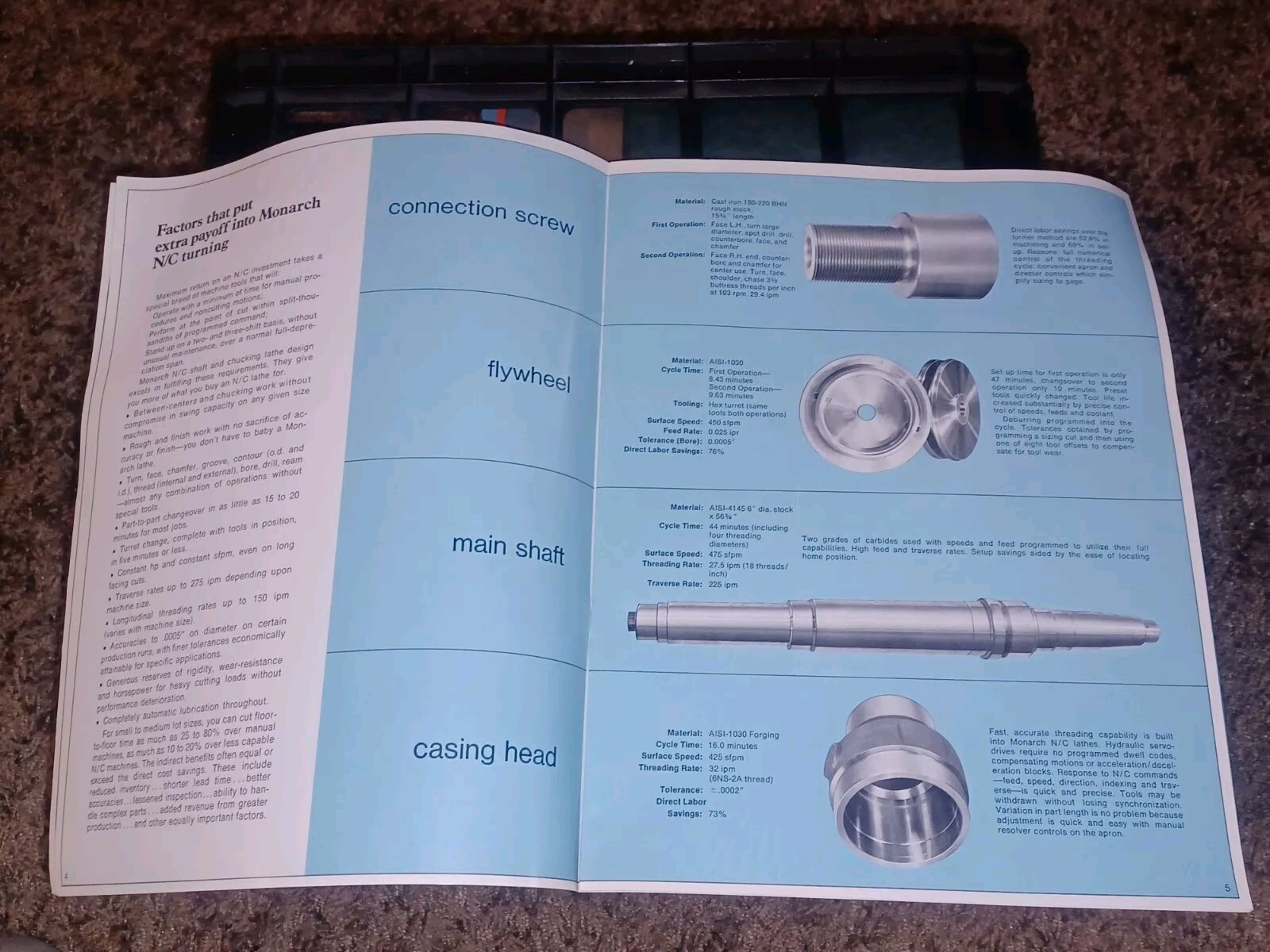 Monarch Machine Tool Catalog Bulletin N/C PATHFINDER LATHE MODELS 20 25 32 40