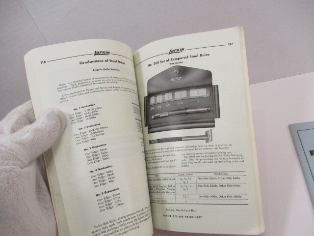 1959 LUFKIN Precision Tools Catalog # 8 & Price List, Van’s Hardware, EC