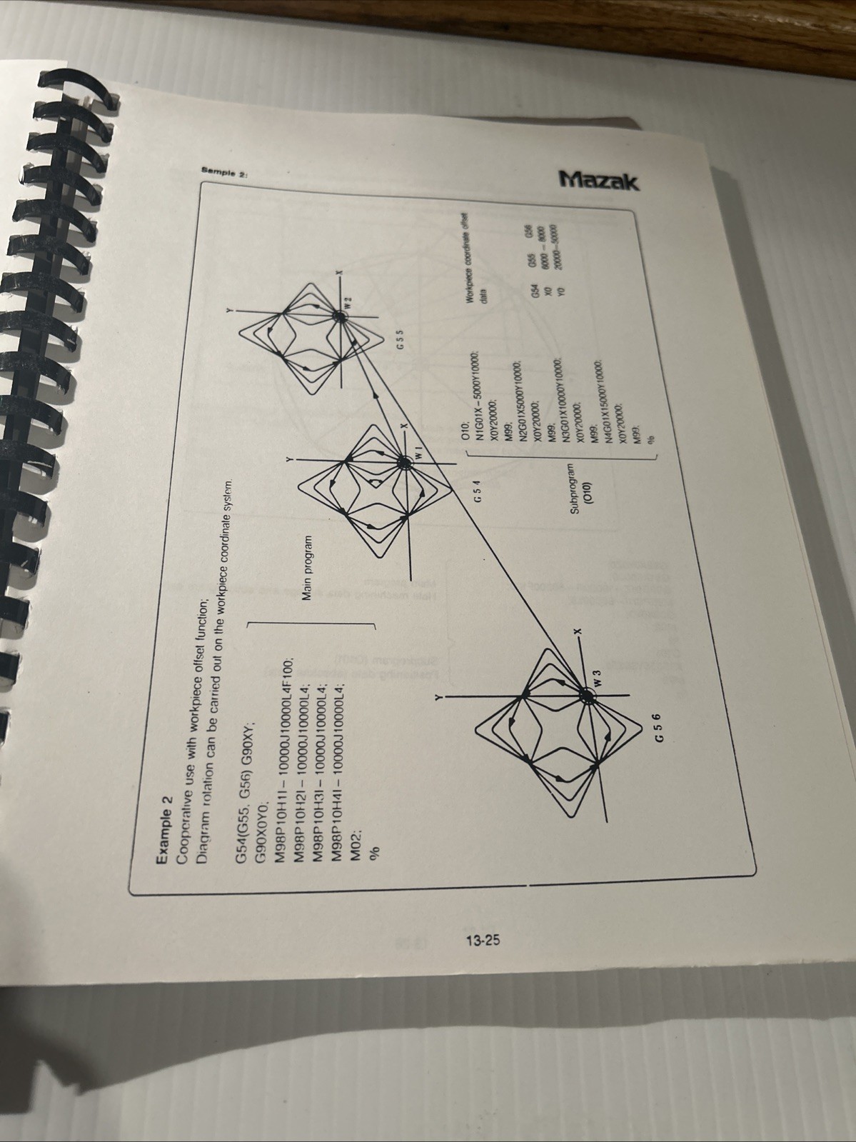 Mazak Programming For Mazatrol M Plus EIA/ISO – Class Book (H731PB0010E-US)