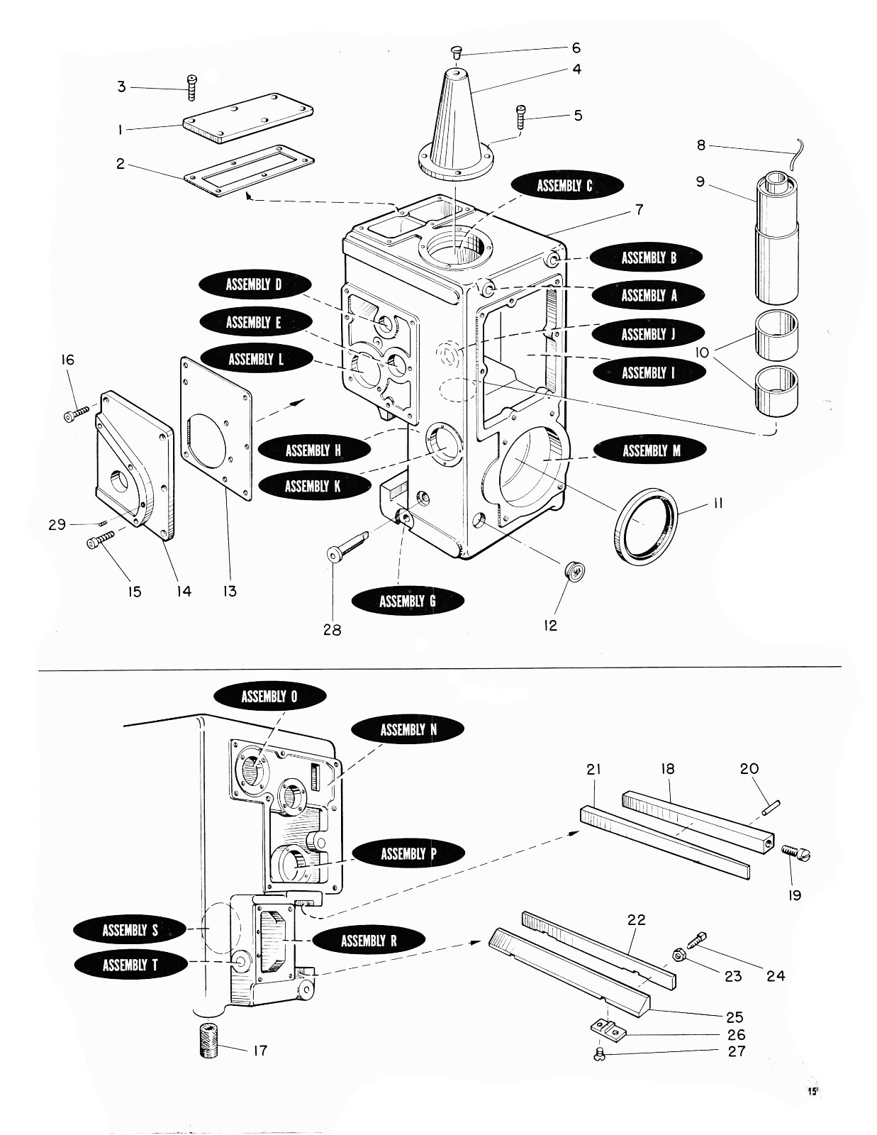 Cincinnati 3′ Arm 7″ Column Radial Drilling Machine Service & Parts Manual #1775