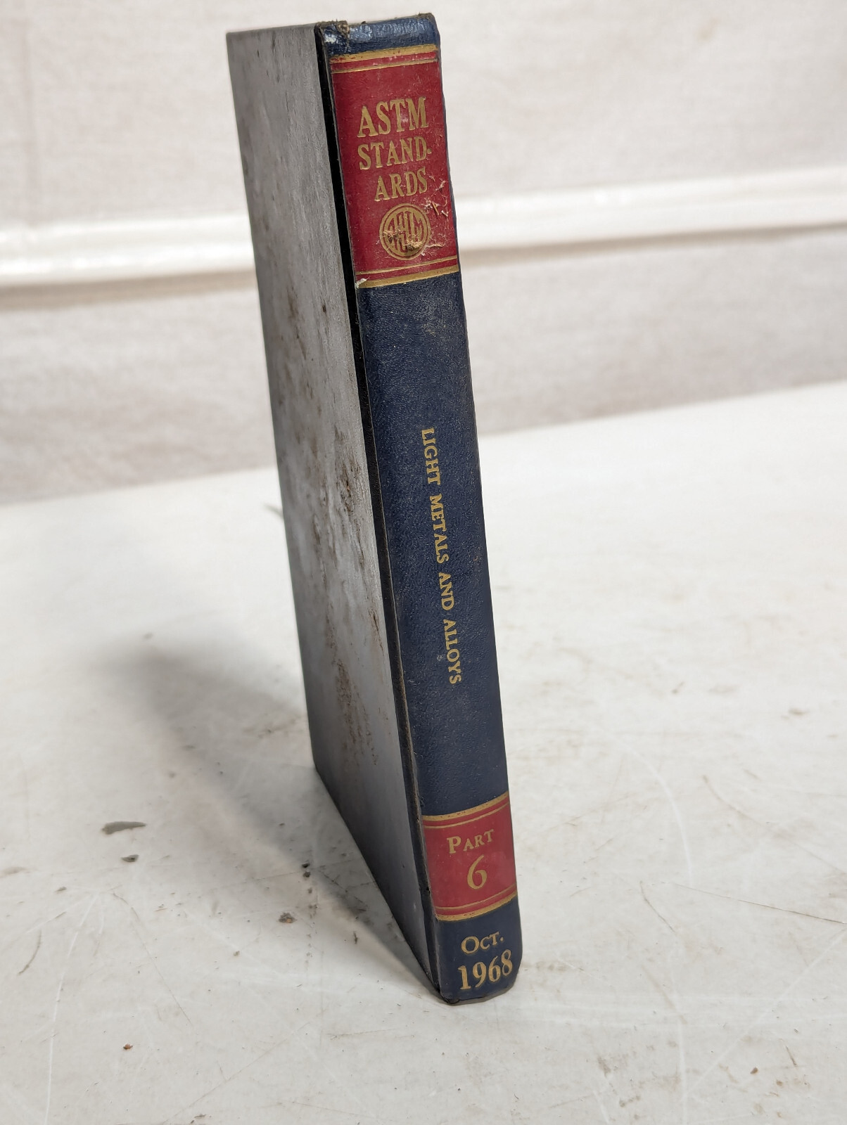 Lot of 4: Vintage 1968 Industrial Machining and ASTM Standards Books
