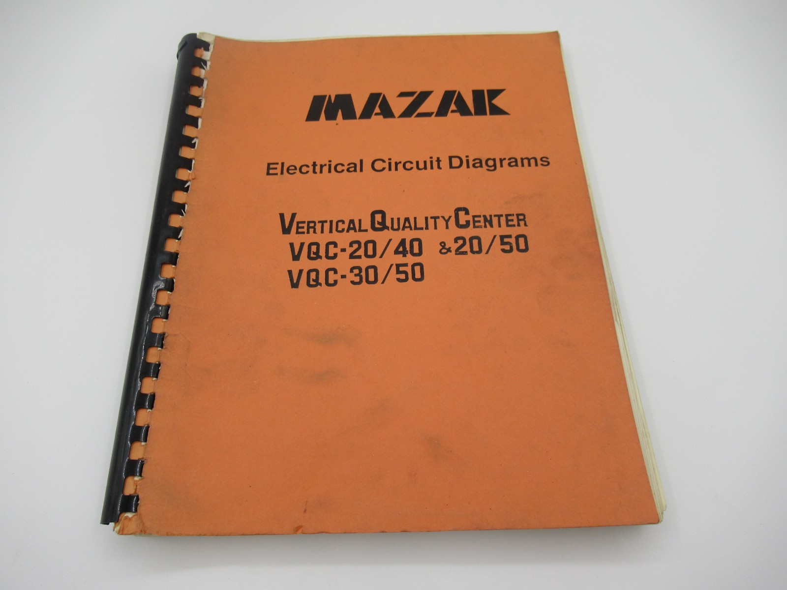 Mazak Electrical Circuit Diagrams VQC-20/40 & 20/50 VQC-30/50 “Look”
