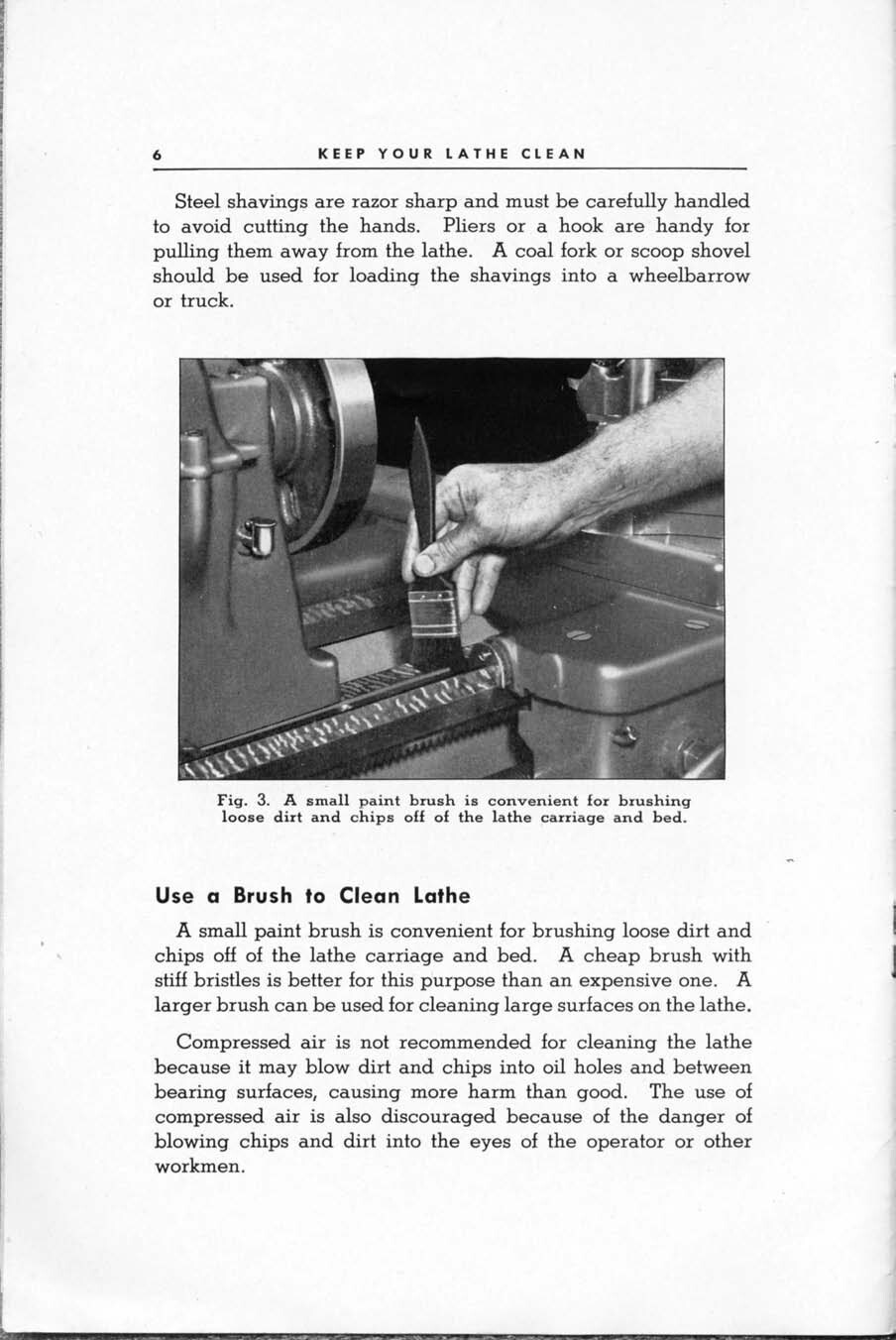 Lathe Manual Fits 1946 South Bend No. H-1 – Keep you Lathe Clean H-1