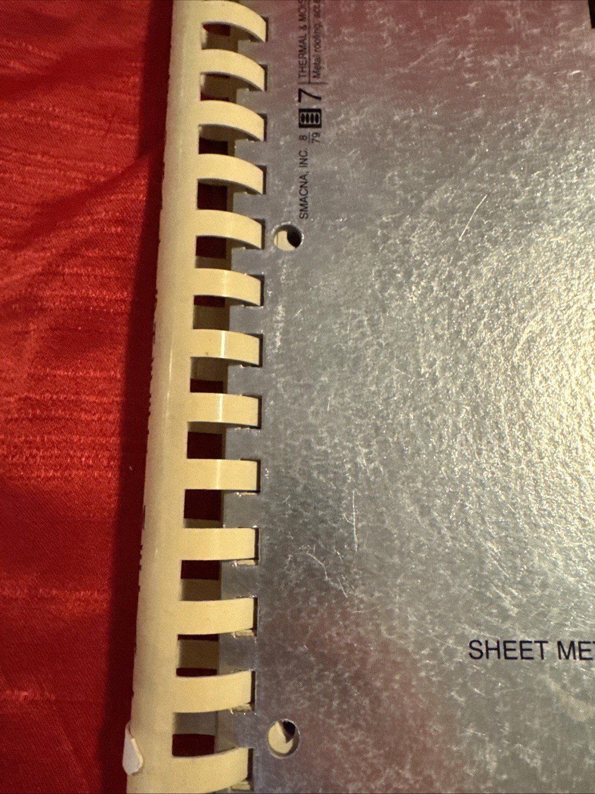 Vintage SMACNA Architectural Sheet Metal Manual 3rd Edition 1979 Preowned